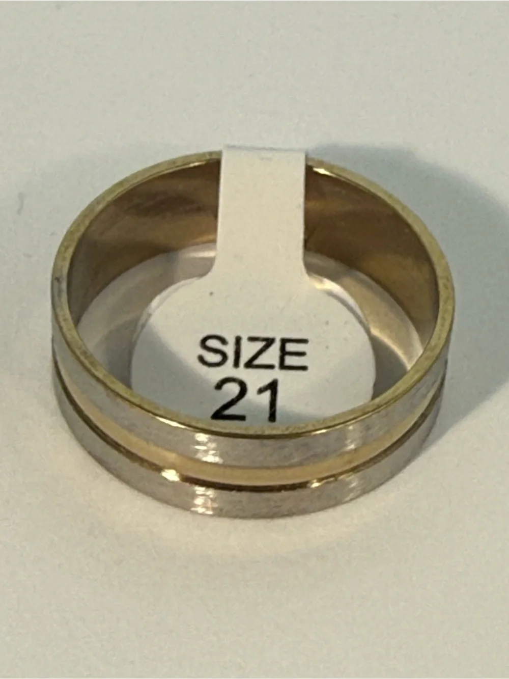 Mixed Bundle of 10 NWT Men's Stainless Steel Band Ring in Multicolor Finish